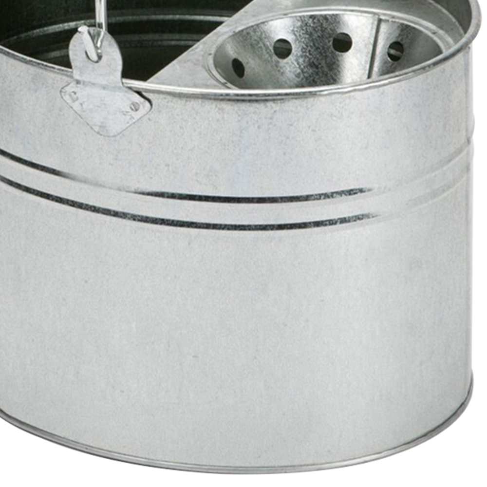 Highlands Homeware Galvanised Mop Bucket 13L Image 3