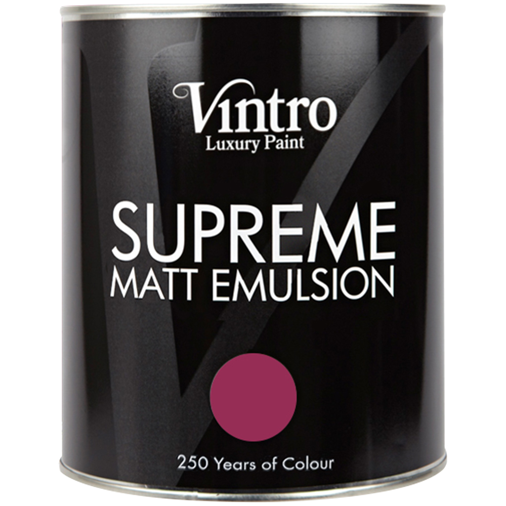 Vintro Paint Rosy Raven Matt Emulsion Interior Paint 1L Image 2