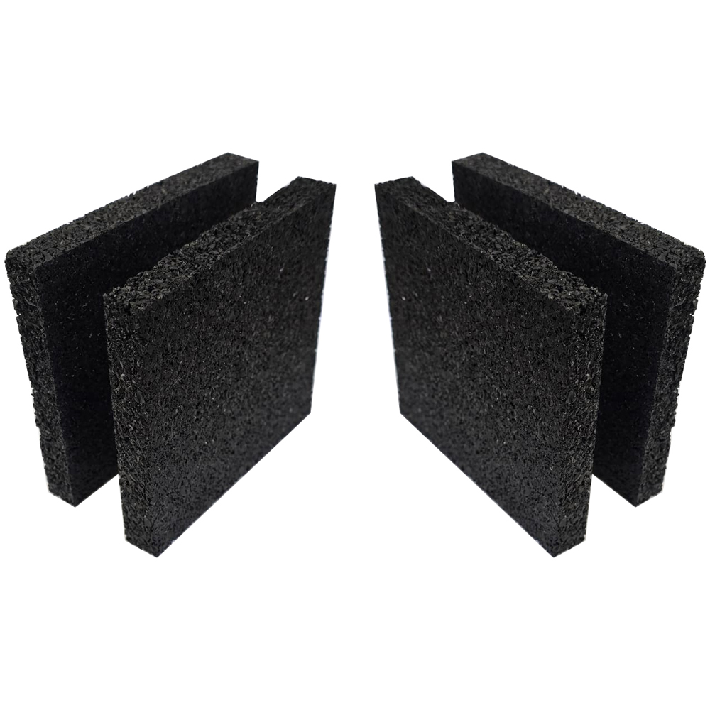 Rubber Anti-Vibration Pad 100 x 100 x 6mm 40 Pack Image 2