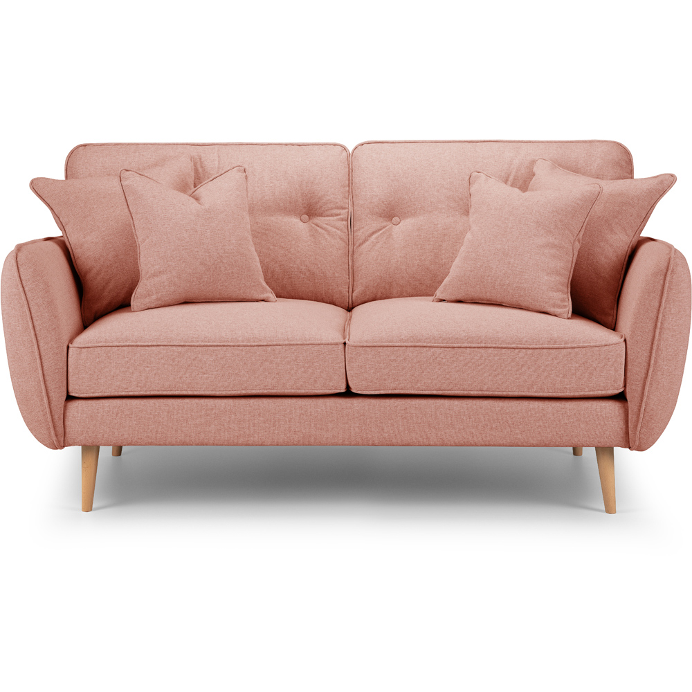 Opry Faro 2 Seater Button Back Coral Sofa Image 3