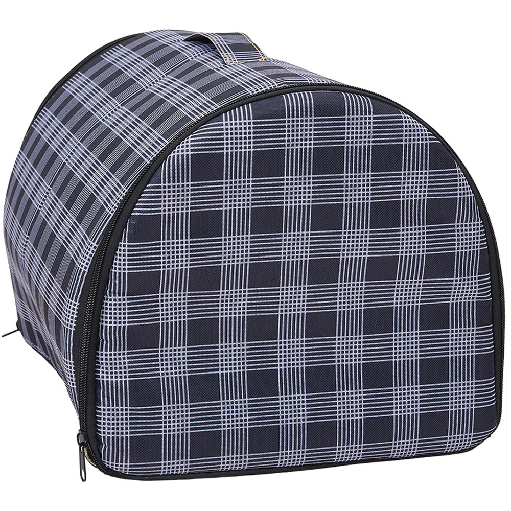 H&O Direct 27 x 35cm Semi-Enclosed Cat Bed with Removable Mat and Zippered Cover Image 3
