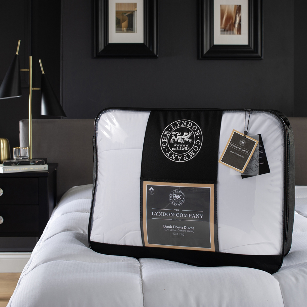 The Lyndon Company King Size Natural Duck Down Duvet 13.5 Tog Image 2