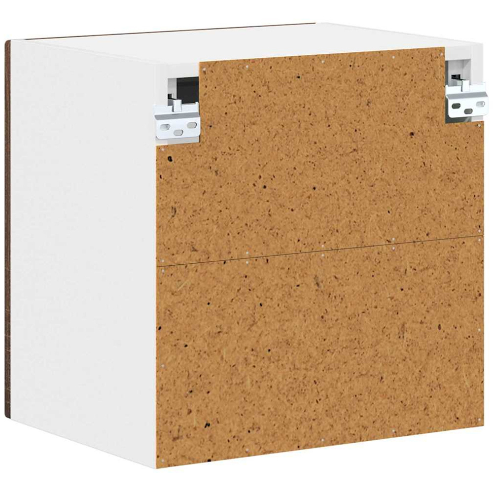 vidaXL Kalmar Single Glass Door Brown Oak Wall Mounted Kitchen Cabinet Image 7