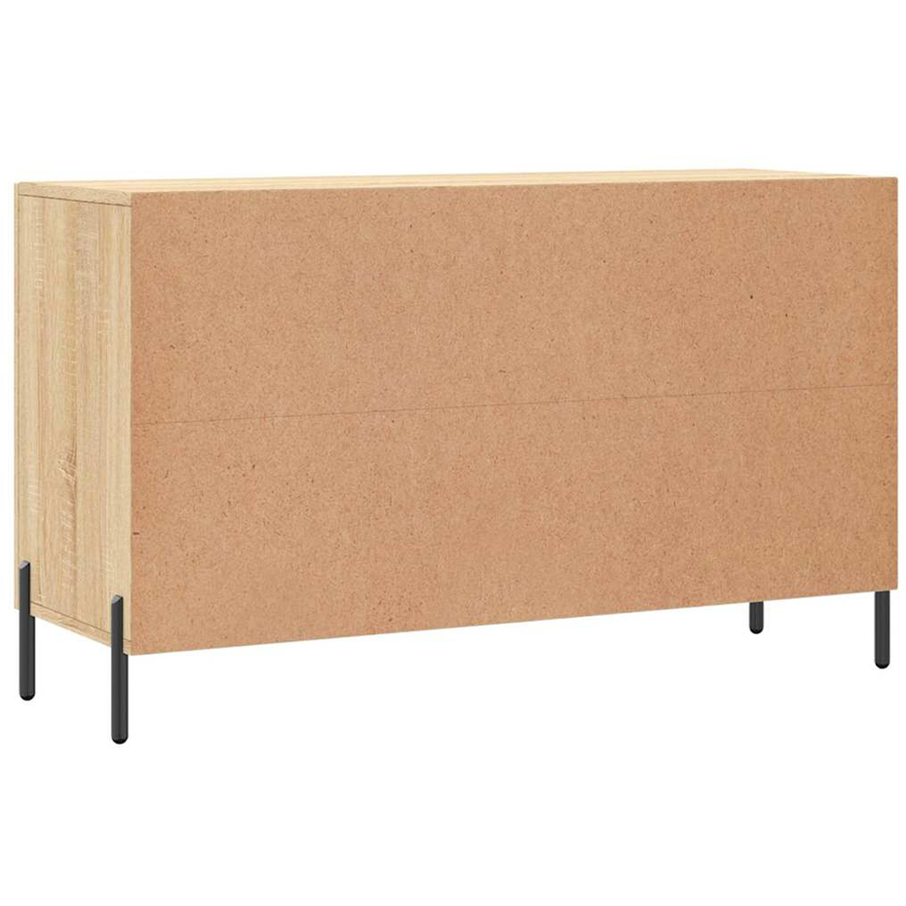 vidaXL 2 Door 2 Drawer Sonoma Oak Sideboard Image 8