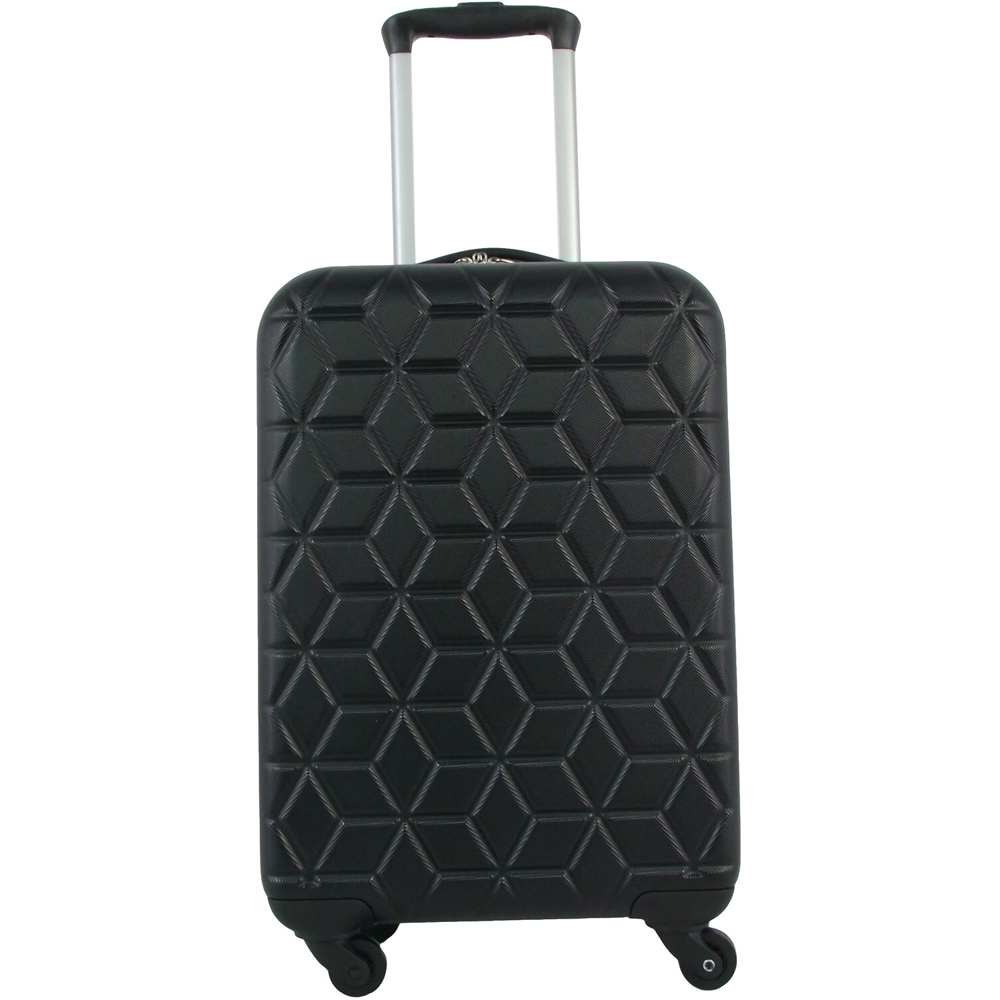 Travel Gear Geometric Suitcase Black Cabin Image 2