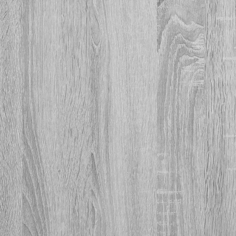 vidaXL 5 Shelf Grey Sonoma CD Cabinet Image 8