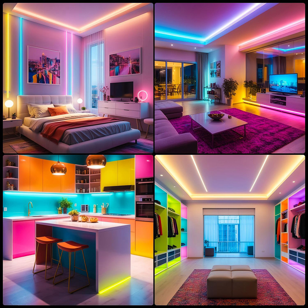 Ener-J Colour Changing LED Tape Light with Remote 5m Image 3