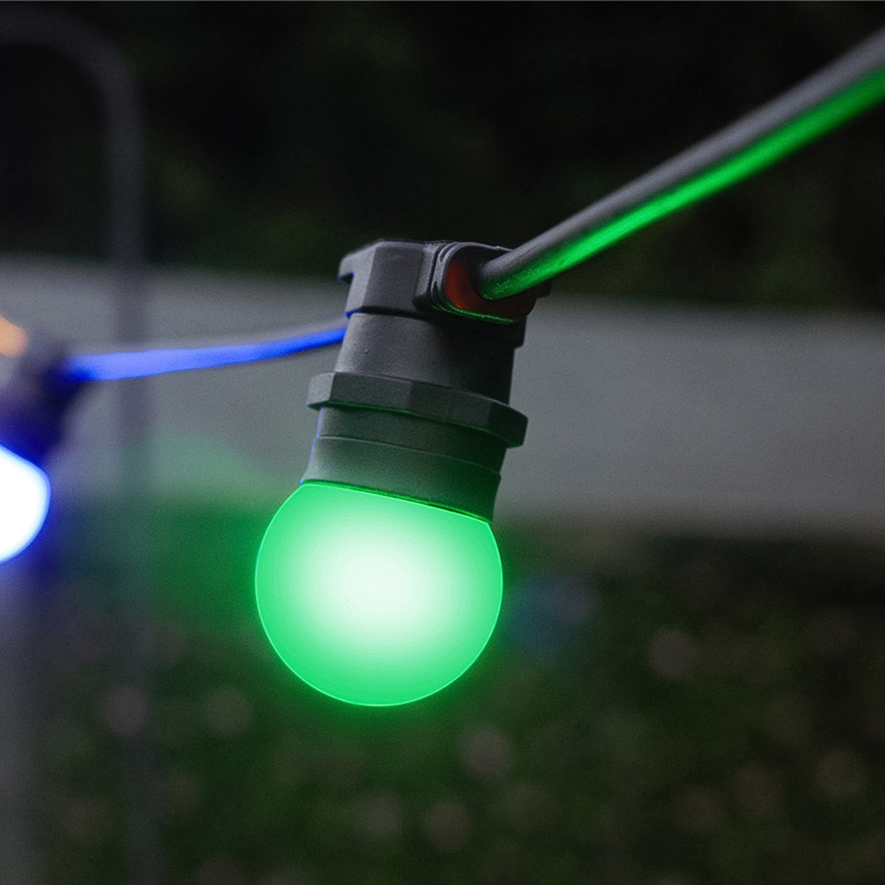 Eagle Connect G45 E27 Green LED Bulb with Plastic Cover Image 2