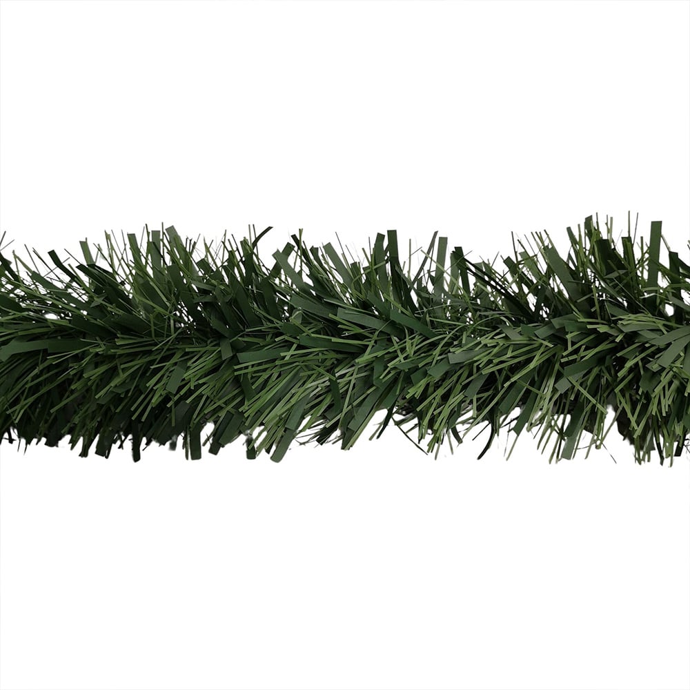 Samuel Alexander Festive Chunky Pine Christmas Tinsel Garland Green 300cm Image 1