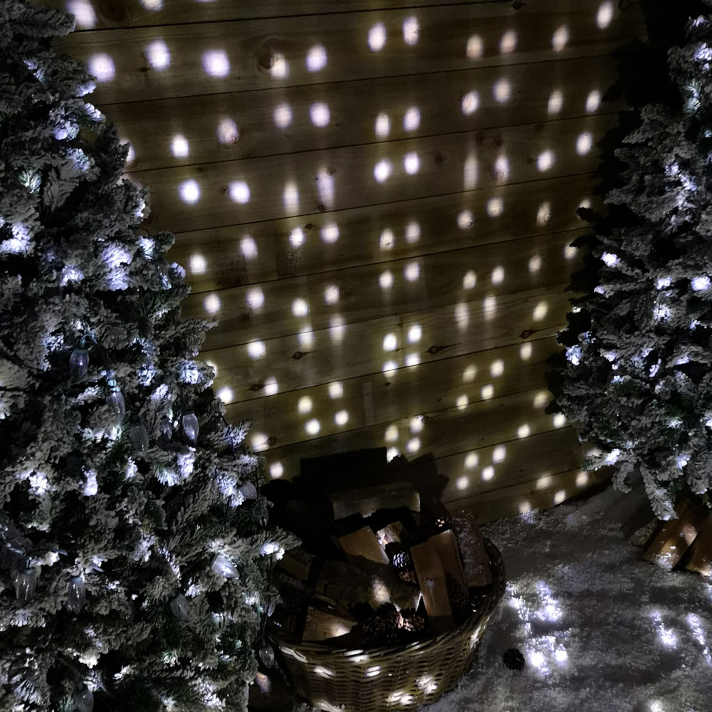 Samuel Alexander Cool White LED Christmas Snowfall Projector Light Image 4