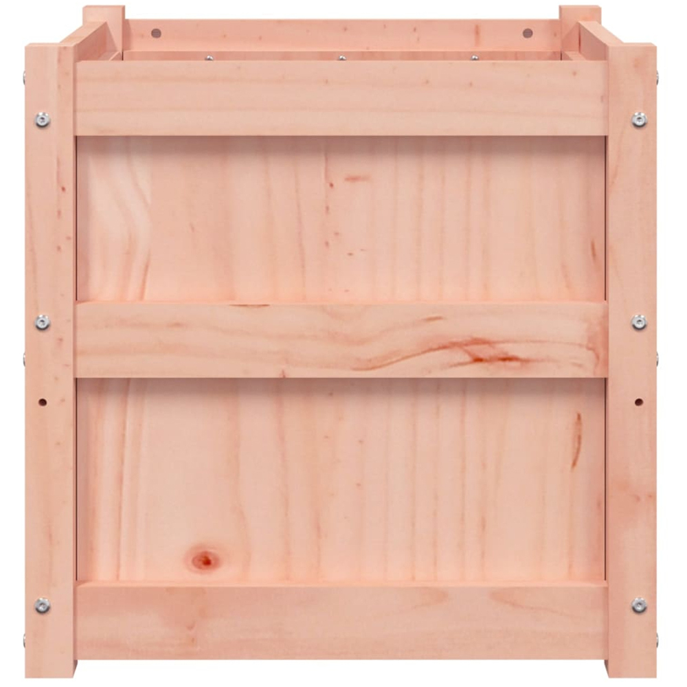 vidaXL Natural Solid Douglas Wood Garden Planter 50cm 2 Pack Image 6
