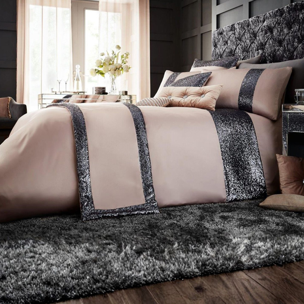 Smart Living Single Chambray Glamorous Duvet Set Image 1