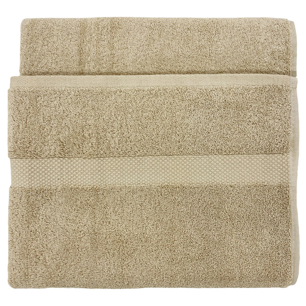 Yard Loft Combed Cotton Oatmeal Towel Bundle with Bath Sheets Set of 7 Image 3