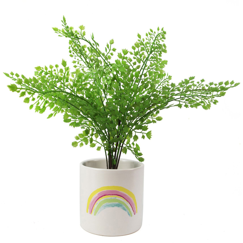 Botanik Multicolour Rainbow Ceramic Planter 12cm Image 2