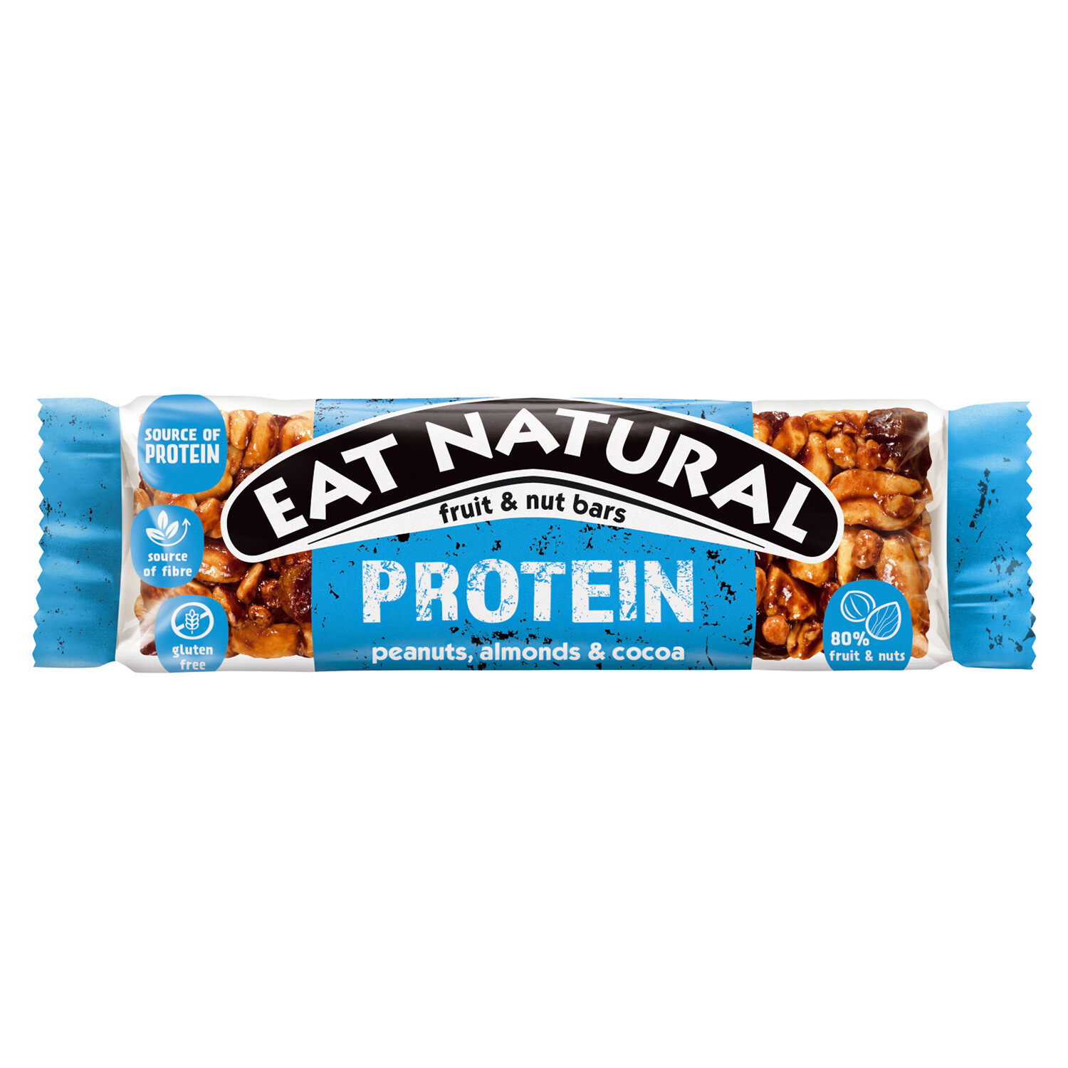 Eat Natural Peanut Almond and Cocoa Protein Bar - Brown Image