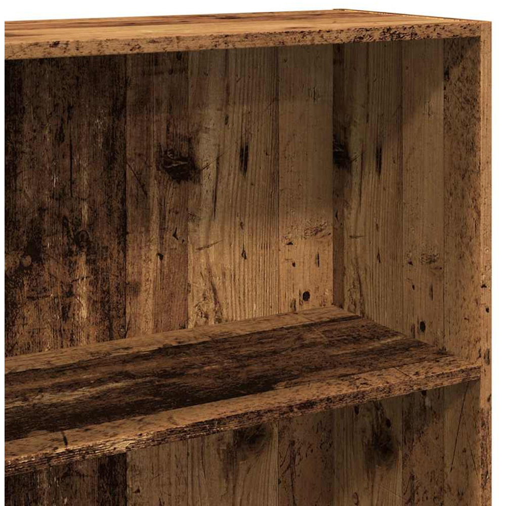 vidaXL 4 Shelf Old Wood Bookcase Image 6