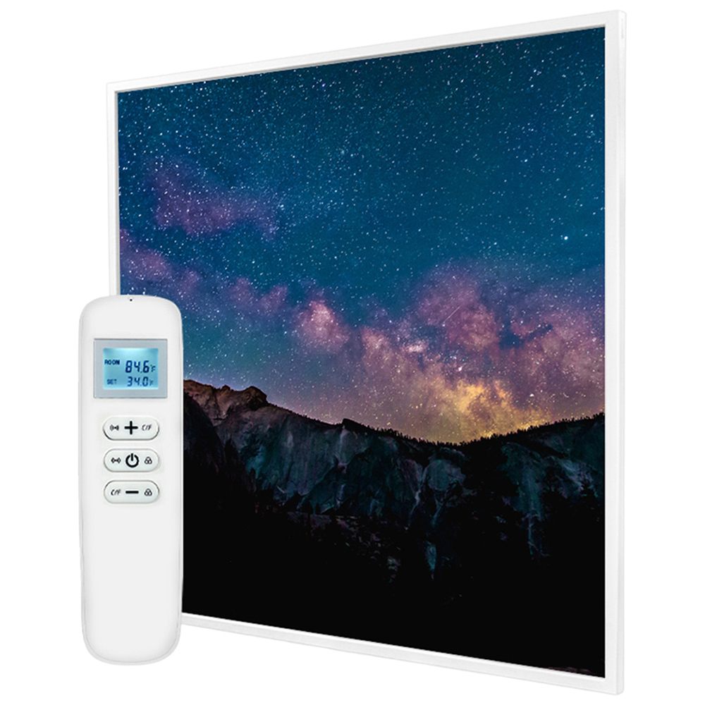 Mirrorstone Nexus Milky Way Wi-Fi Infrared Heating Panel 350W 595 x 595mm Image 1