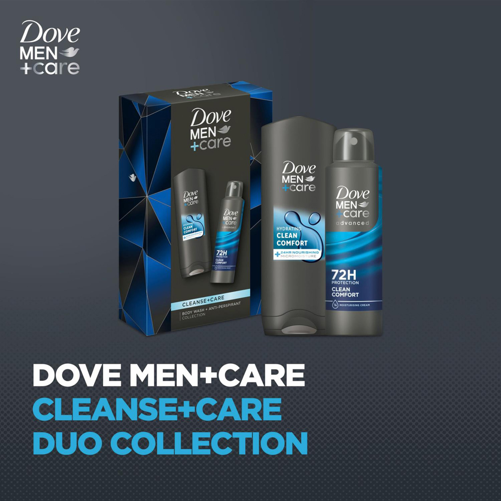Dove Men+Care Cleanse+Care Duo Gift Set 2 Pack Image 2