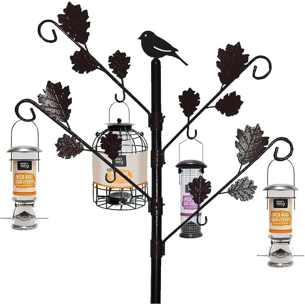 Marco Paul Decorative Leaf Bird Feeding Station Image 3