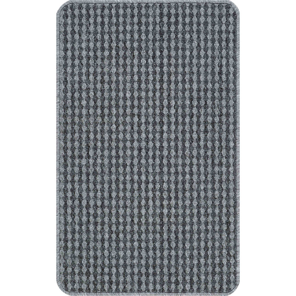 Desire Rugs Eden Grey Non Slip Door Mat 50 x 80cm Image 1