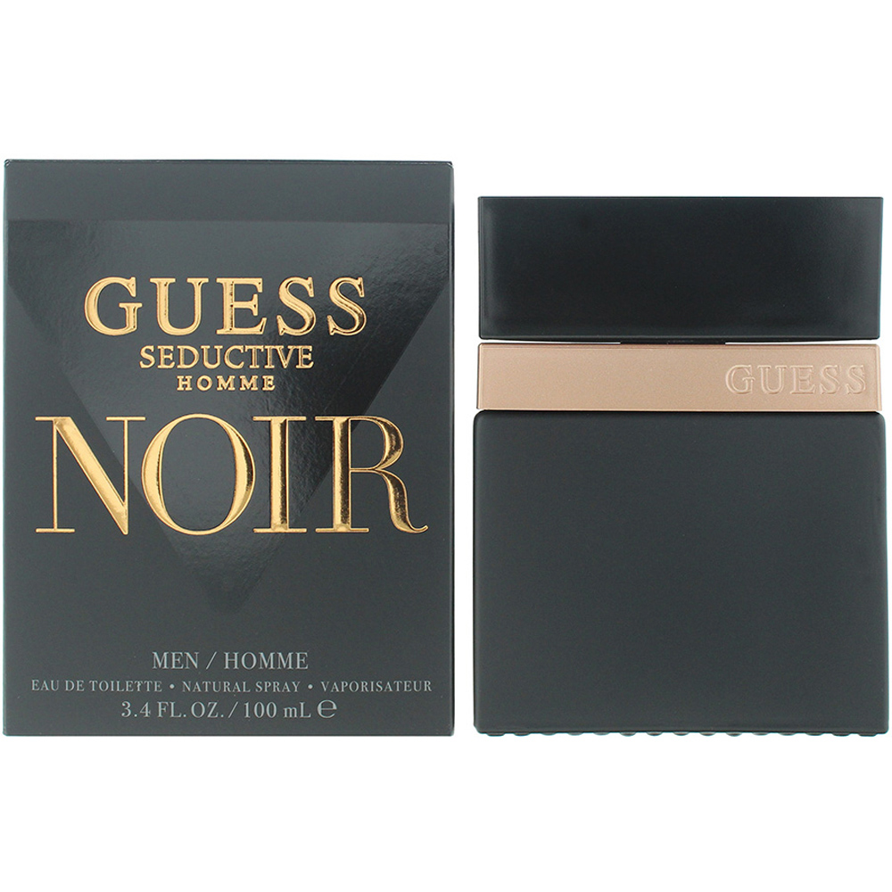 Guess Seductive Homme Noir Eau de Toilette 100ml Image 1