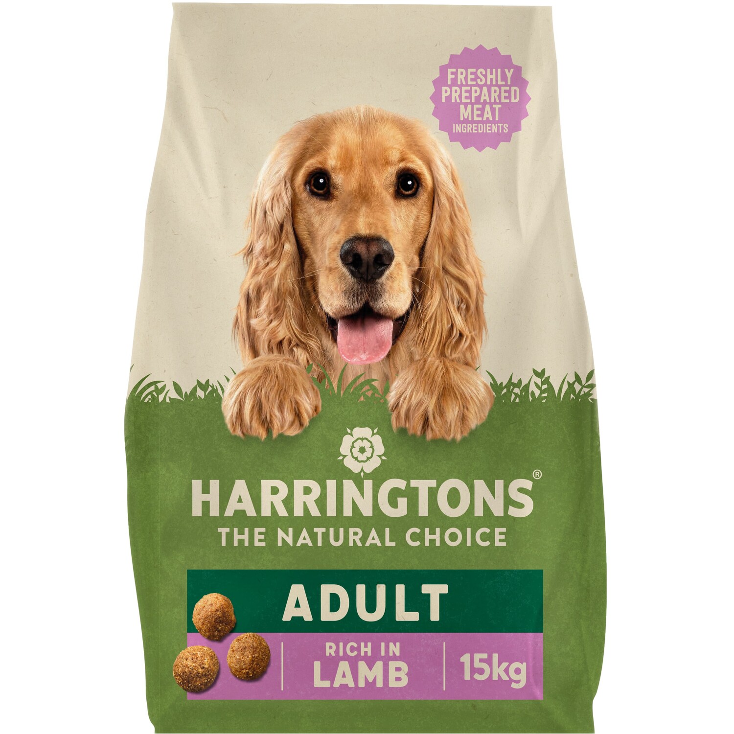 Harringtons The Natural Choice Rich in Lamb Complete Dog Food 15kg Image 1