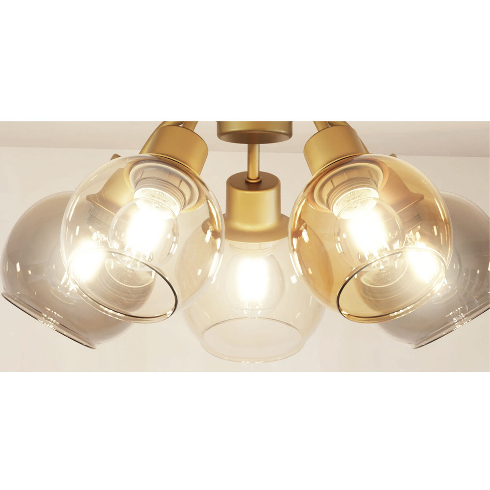 Shaunna Ceiling Fitting Gold Image 4