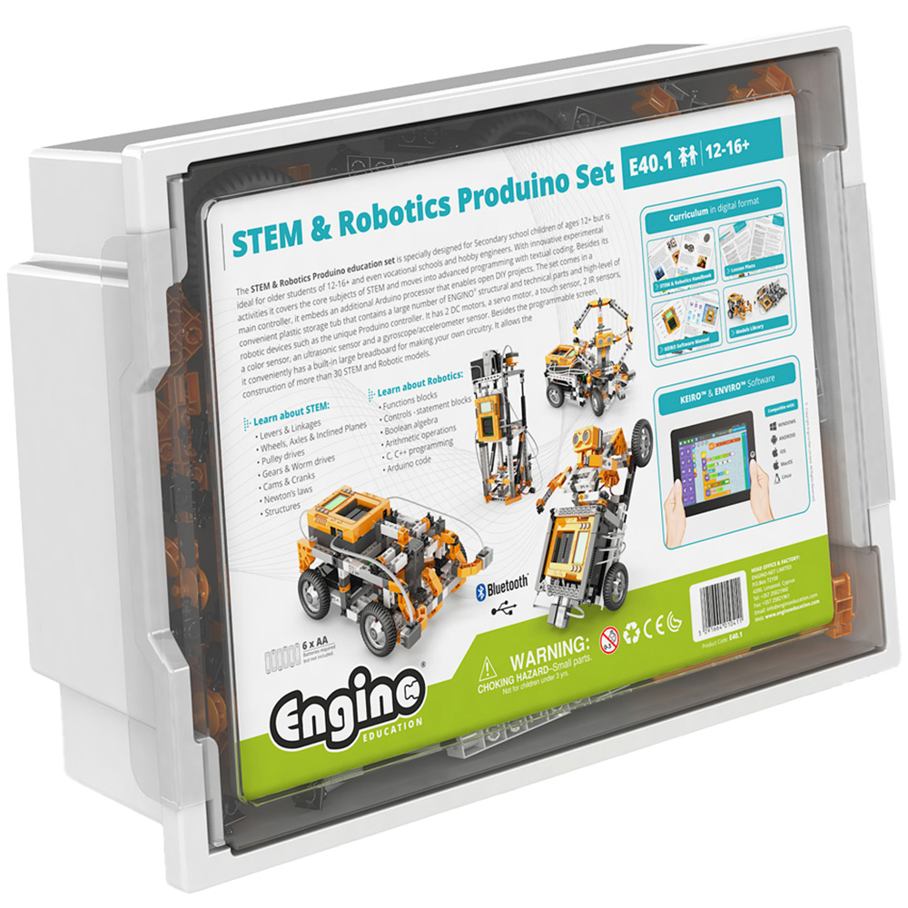 Engino Stem and Robotics Produino Set with Rechargeable Battery Image 1
