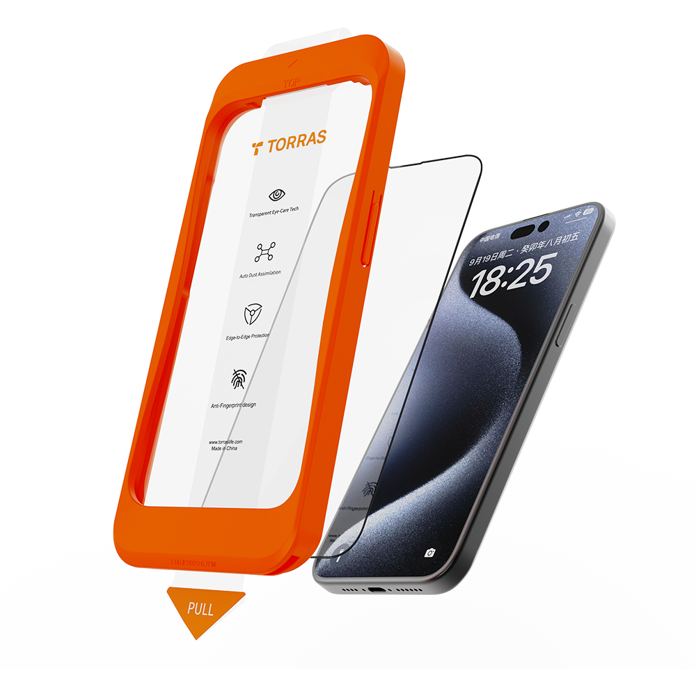 Torras Install Master iPhone 16 Screen Protector Image 2