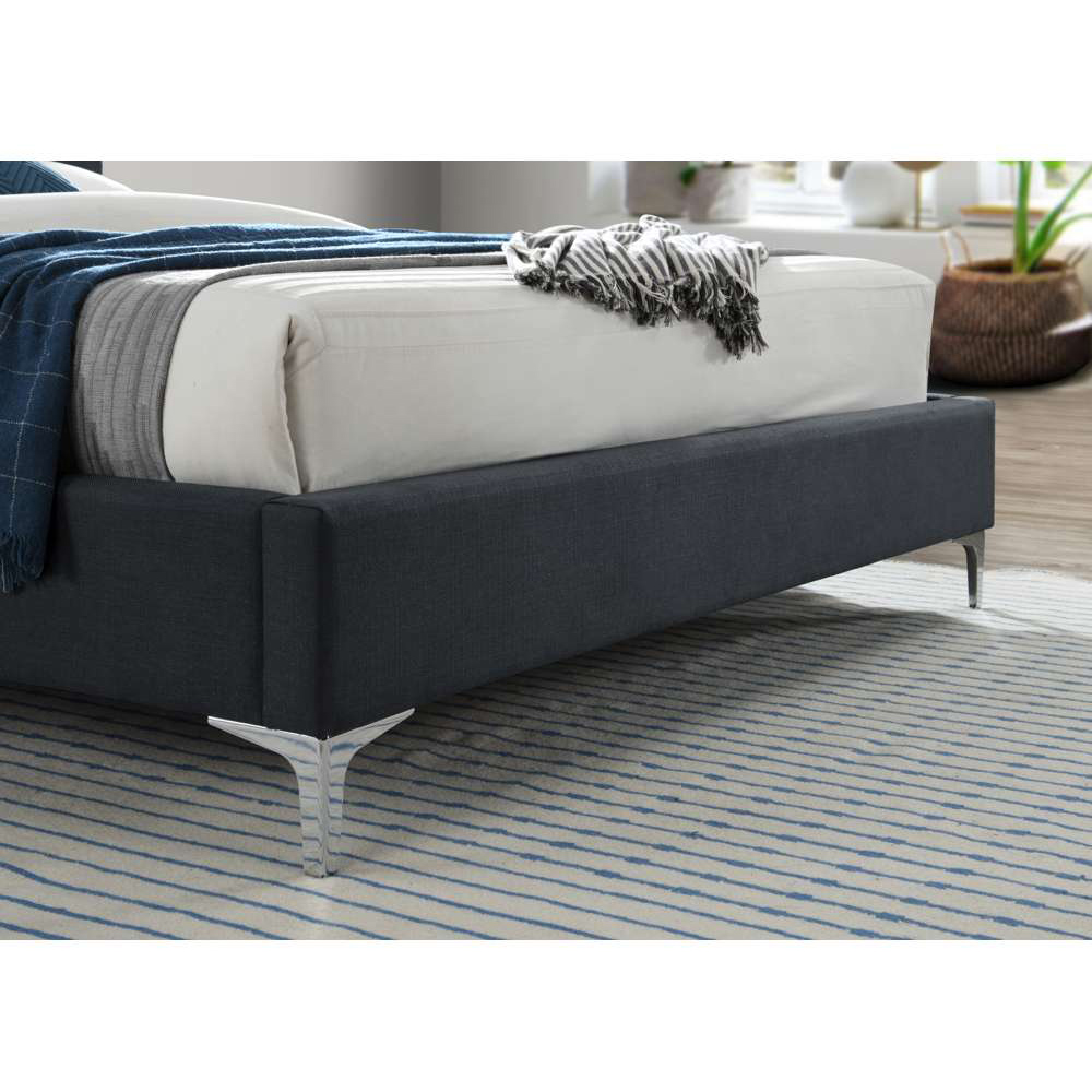 Finn Double Charcoal Bed Frame Image 7