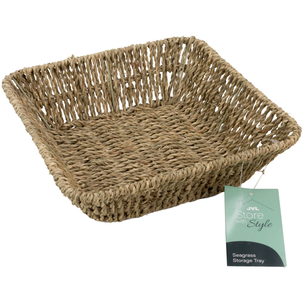JVL Seagrass Square Tapered Tray 3 Pack Image 2