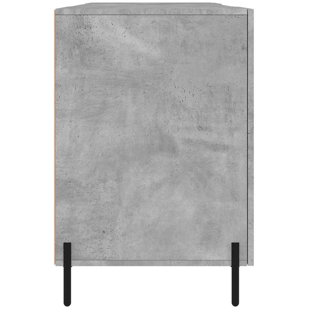 vidaXL 2 Door Computer Desk Concrete Grey Image 6