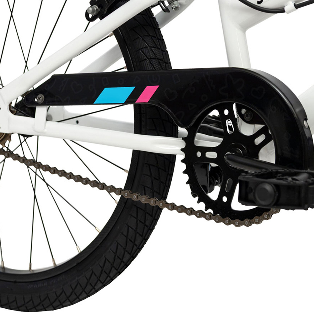 Huffy So Sweet Kids Single Speed 20 inch Gloss White Bike Image 6