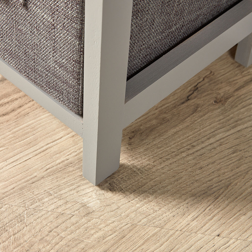 Home Source Metro 5 Drawer Grey Chest of Drawers Image 3