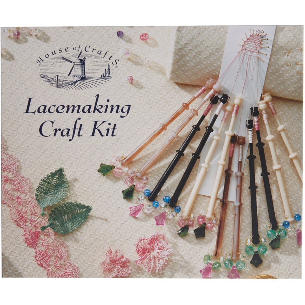 House of Crafts Multicoloured Lace Making Craft Kit Image 1