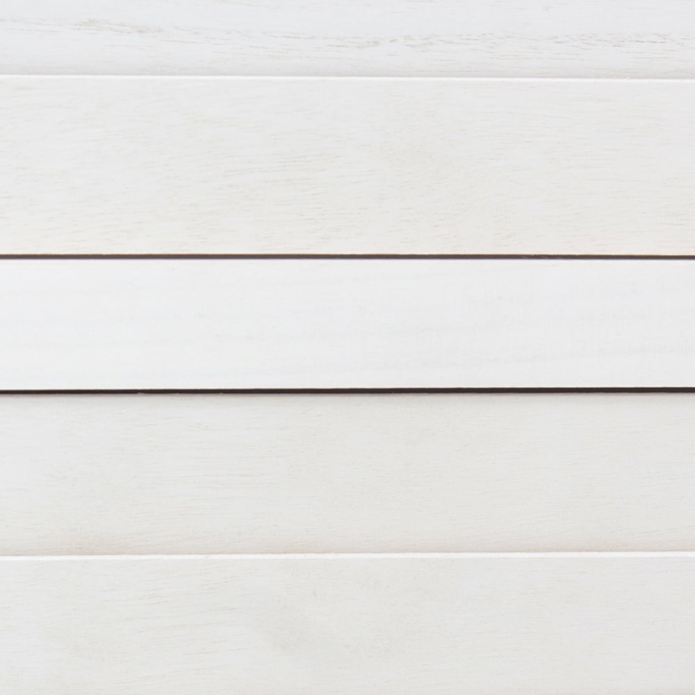 Living and Home 6 Panel White Folding Solid Wood Indoor Privacy Screen Image 4