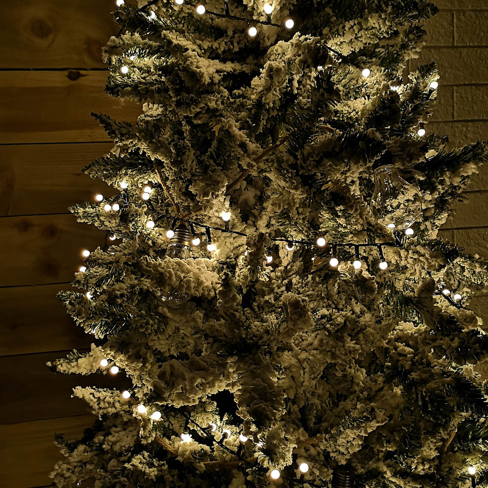 Samuel Alexander Warm White LED Frosted Berry Christmas String Lights 7.5m Image 4