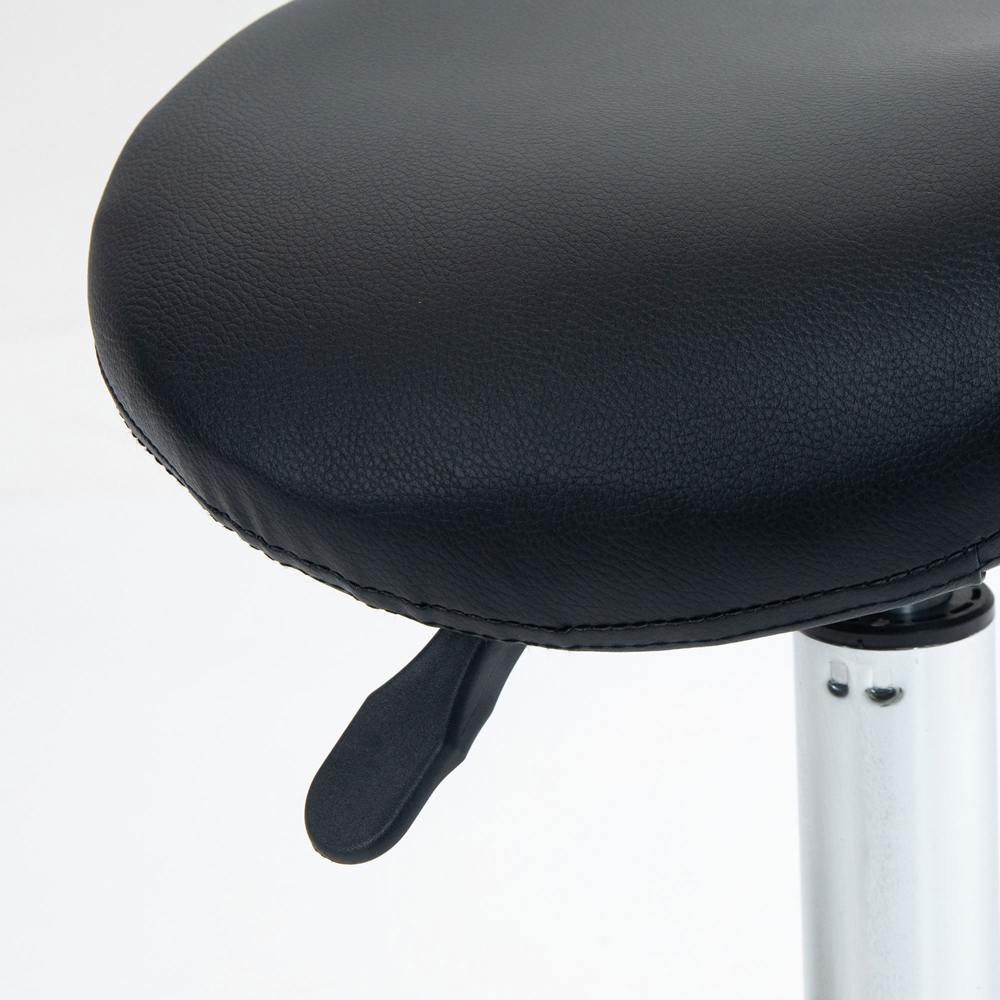 Portland Black Massage Spa Saddle Chair Image 3
