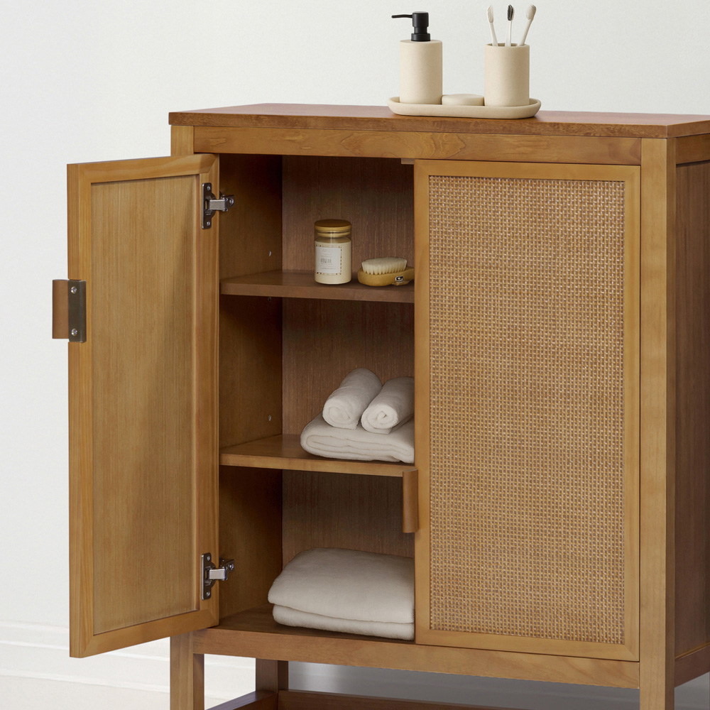 Teamson Home Hatteras 2 Door Natural Accent Cabinet Image 7