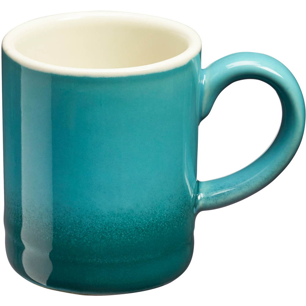 Cooks Professional Teal Espresso Stoneware Cups 4 Pack Image 2