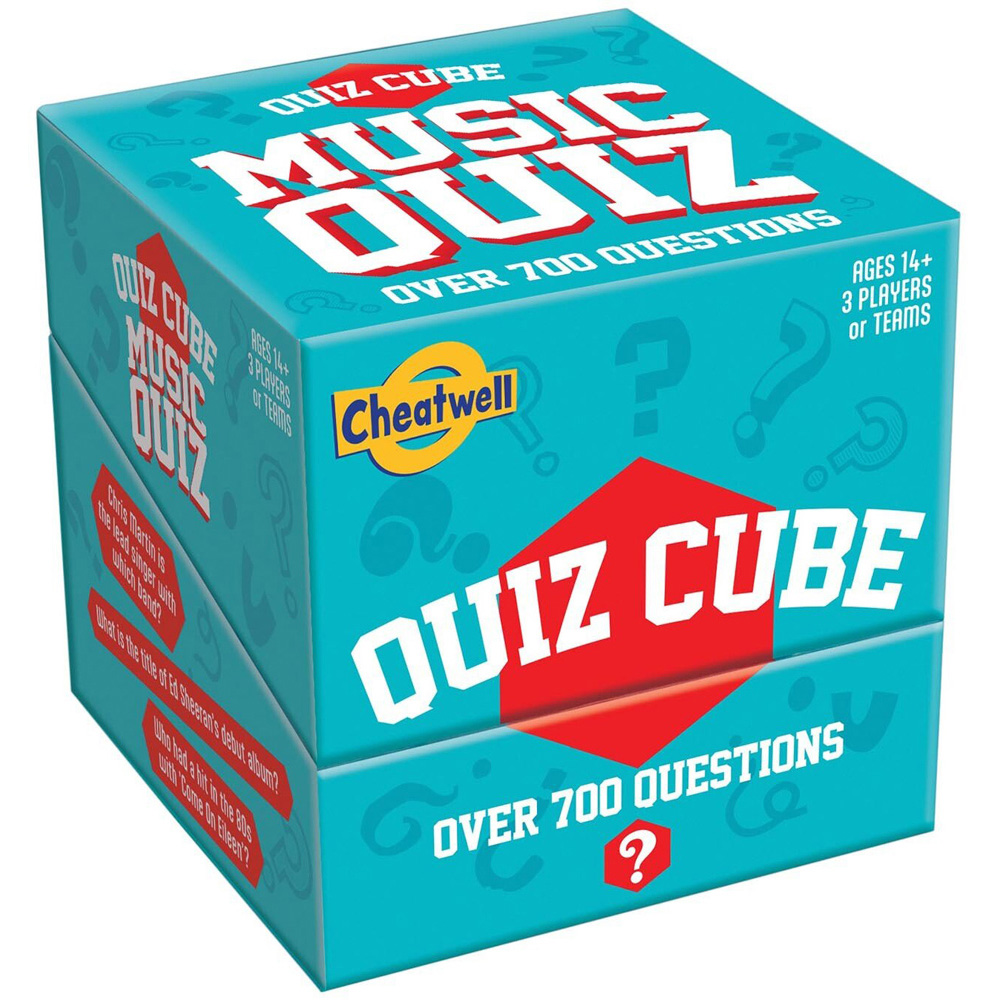 Quiz Cube Music Quiz - Blue Image 1