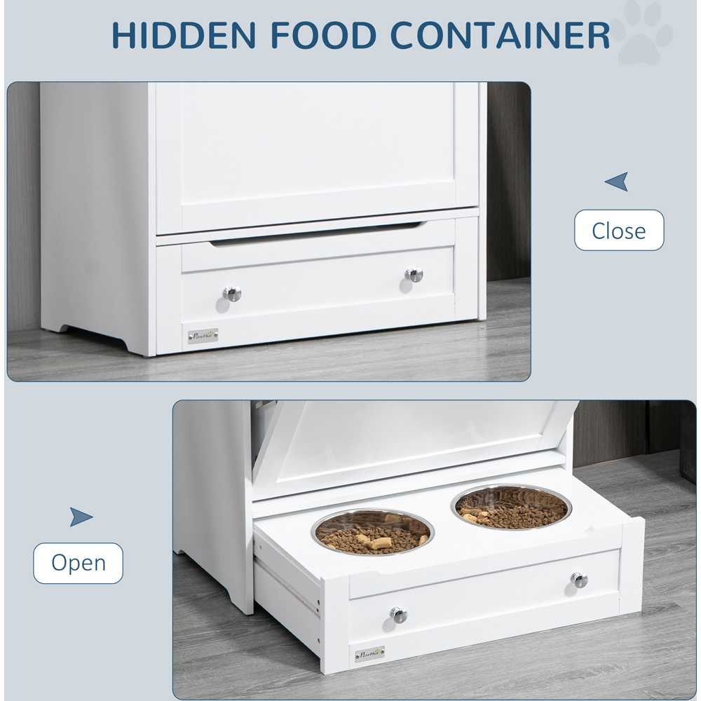 PawHut Pet Feeder Station Image 6