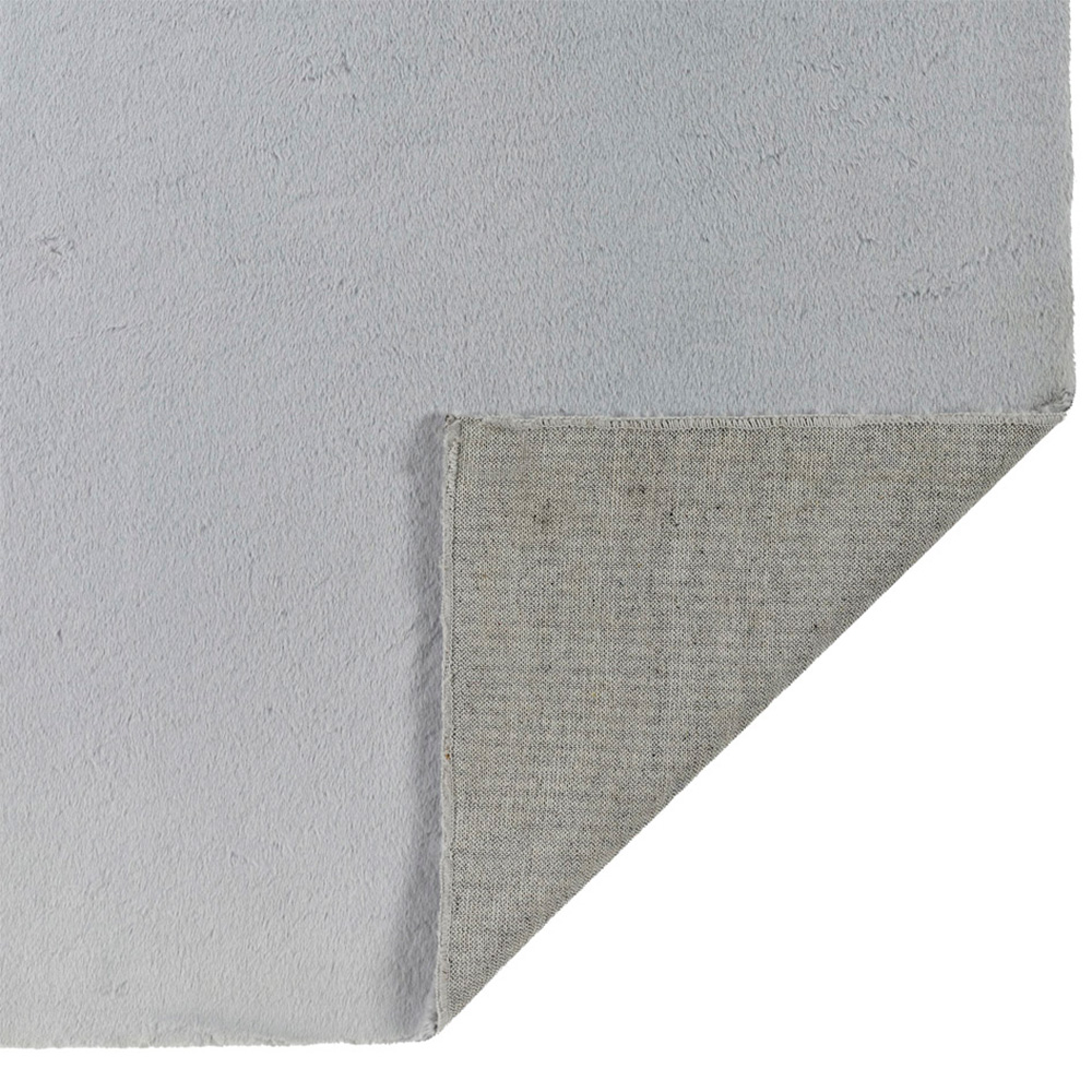 Origins My Washable Grey Faux Fur Rug 80 x 150cm Image 3