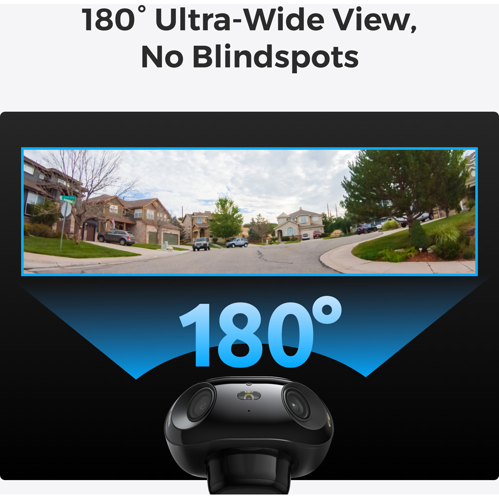 Reolink Advantage Series B740X 4K 180 Degree Wi-Fi Security Camera with Solar Panel and 64GB Card Image 2
