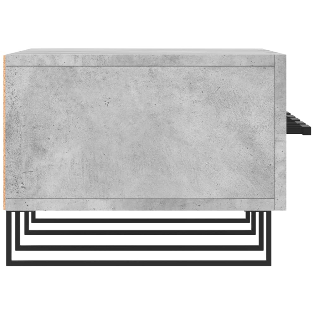 vidaXL 3 Drawer Concrete Grey TV Cabinet Image 7