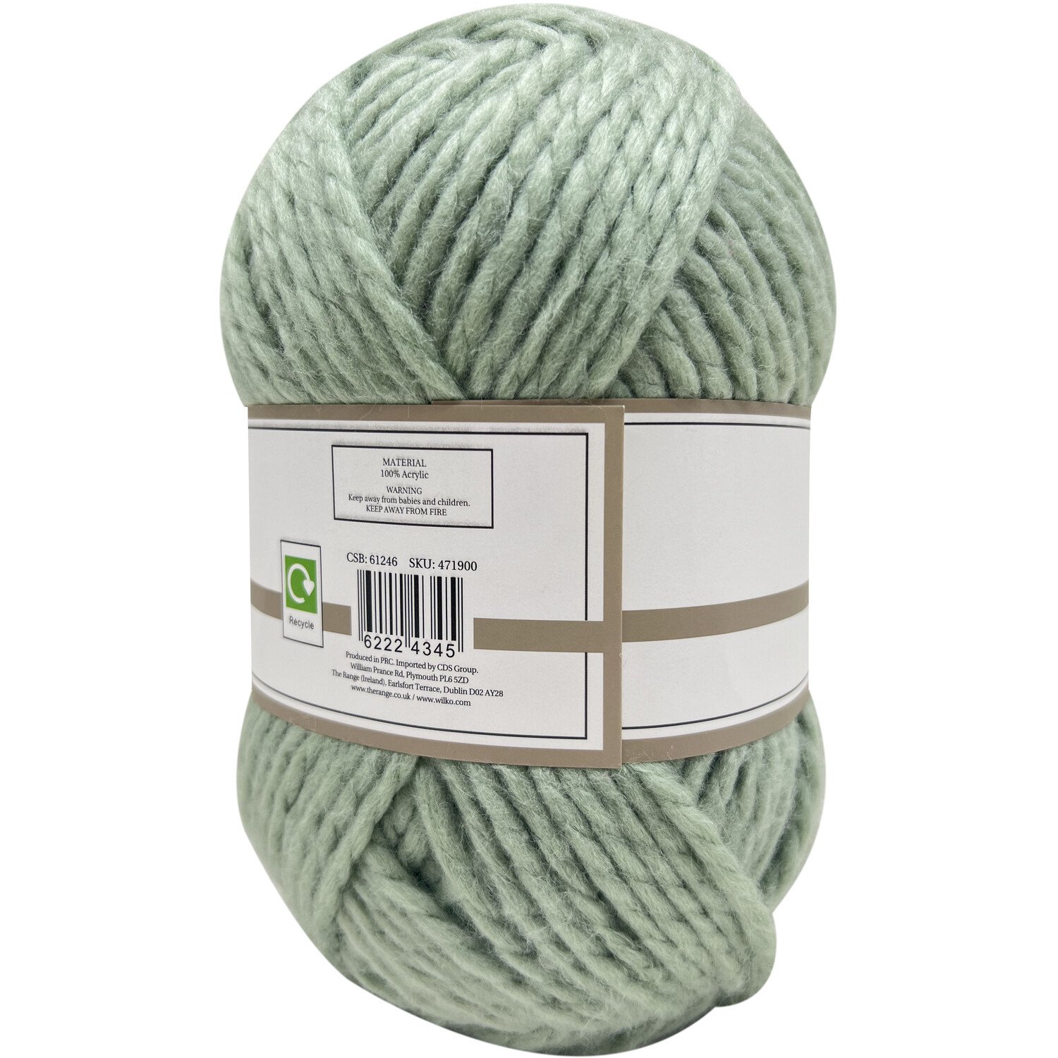 Chunky Knit Yarn Sage Image 2