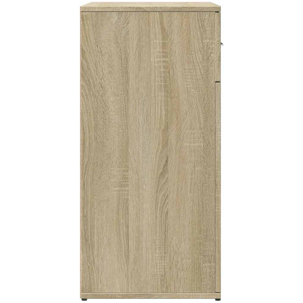 vidaXL 2 Door 2 Drawer Sonoma Oak Sideboard Set of 2 Image 5