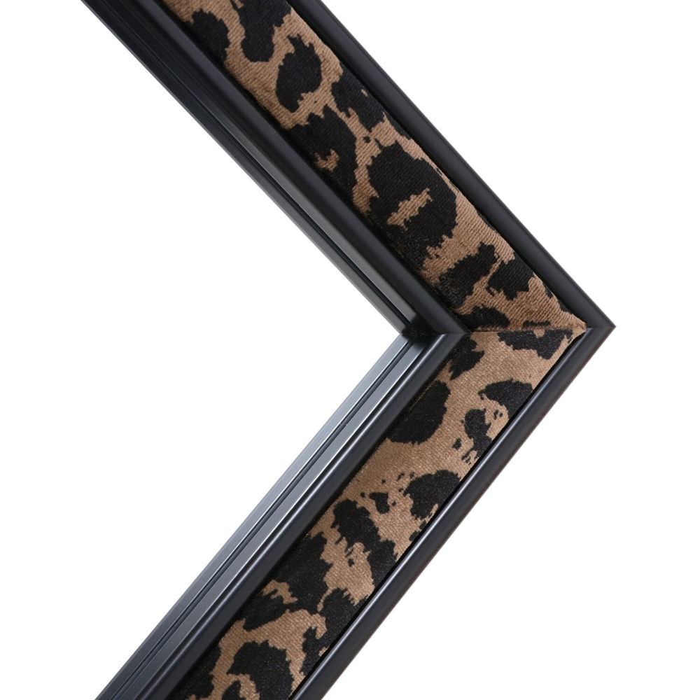 Leopard Print Dress Mirror Black Image 8