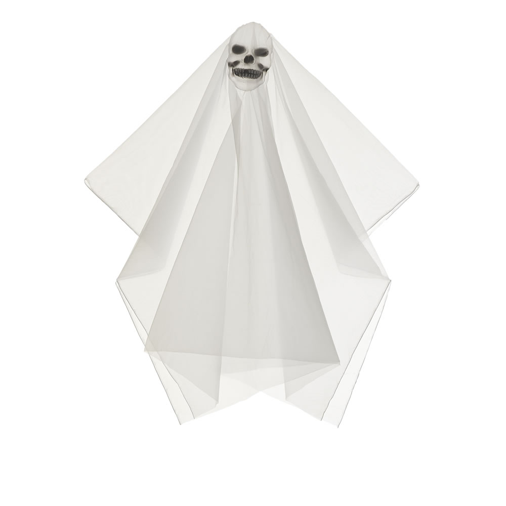 Wilko Ghastly Hanging Ghost 4ft Image 1