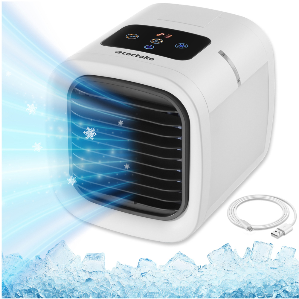 tectake Frosty White Portable Air Cooler 250ml Image 3